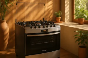 Fogão Consul 5 bocas: Duplachama e Timer Digital