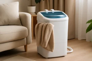Mini Lavadora de Roupas Praxis Petit 1,2KG 127V Branca: Compacta e Eficiente
