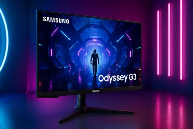 Monitor Gamer Samsung Odyssey G3: 27" e 180Hz para Performance Máxima