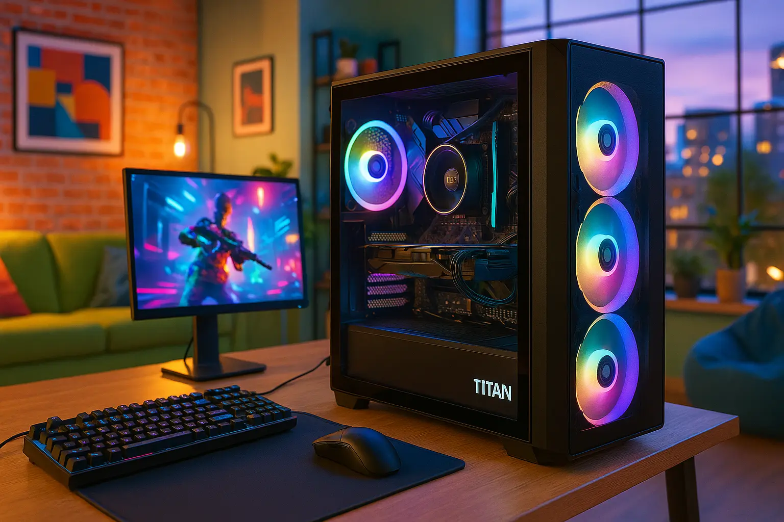PC GAMER TITAN AMD Ryzen 7 5700X: Potência e Desempenho