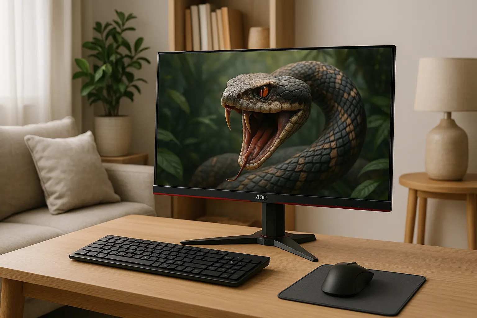Monitor Gamer 24 AOC Viper 24G2SE: Desempenho e Conectividade