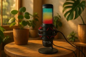 Microfone USB HyperX QuadCast 2 S com RGB: Streaming e Podcast Premium