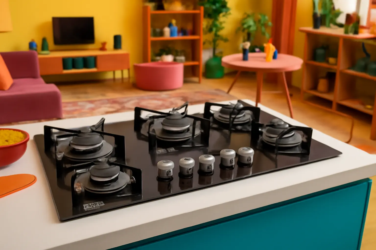 Cooktop 5 Bocas Brastemp com Quadrichama e Acendimento Automático - BDD85AE