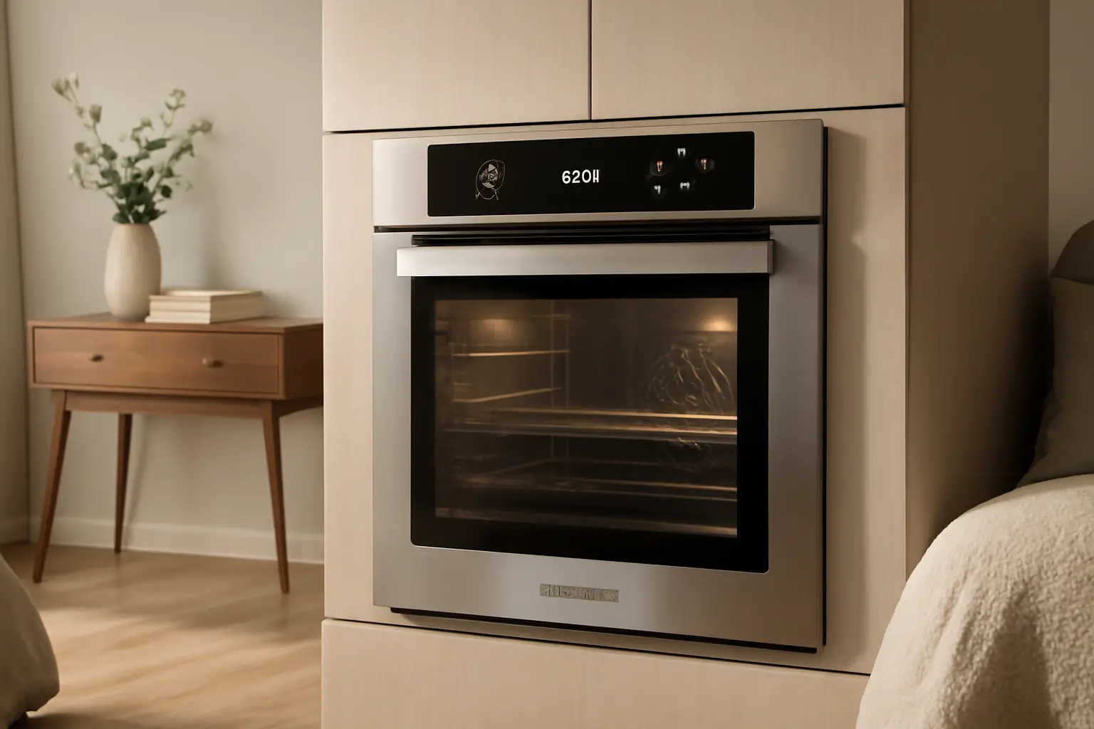 Forno de Embutir Elétrico Brastemp 84 Litros Inox Espelhado com Convecção e Timer Touch