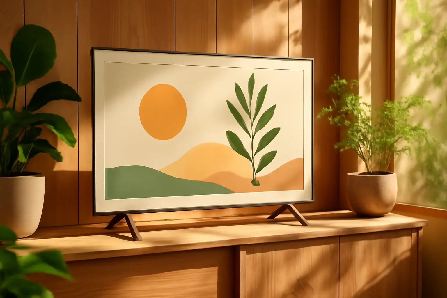 Samsung Smart TV 43 polegadas QLED The Frame LS03D - Tela Matte: Design e Qualidade Impecáveis
