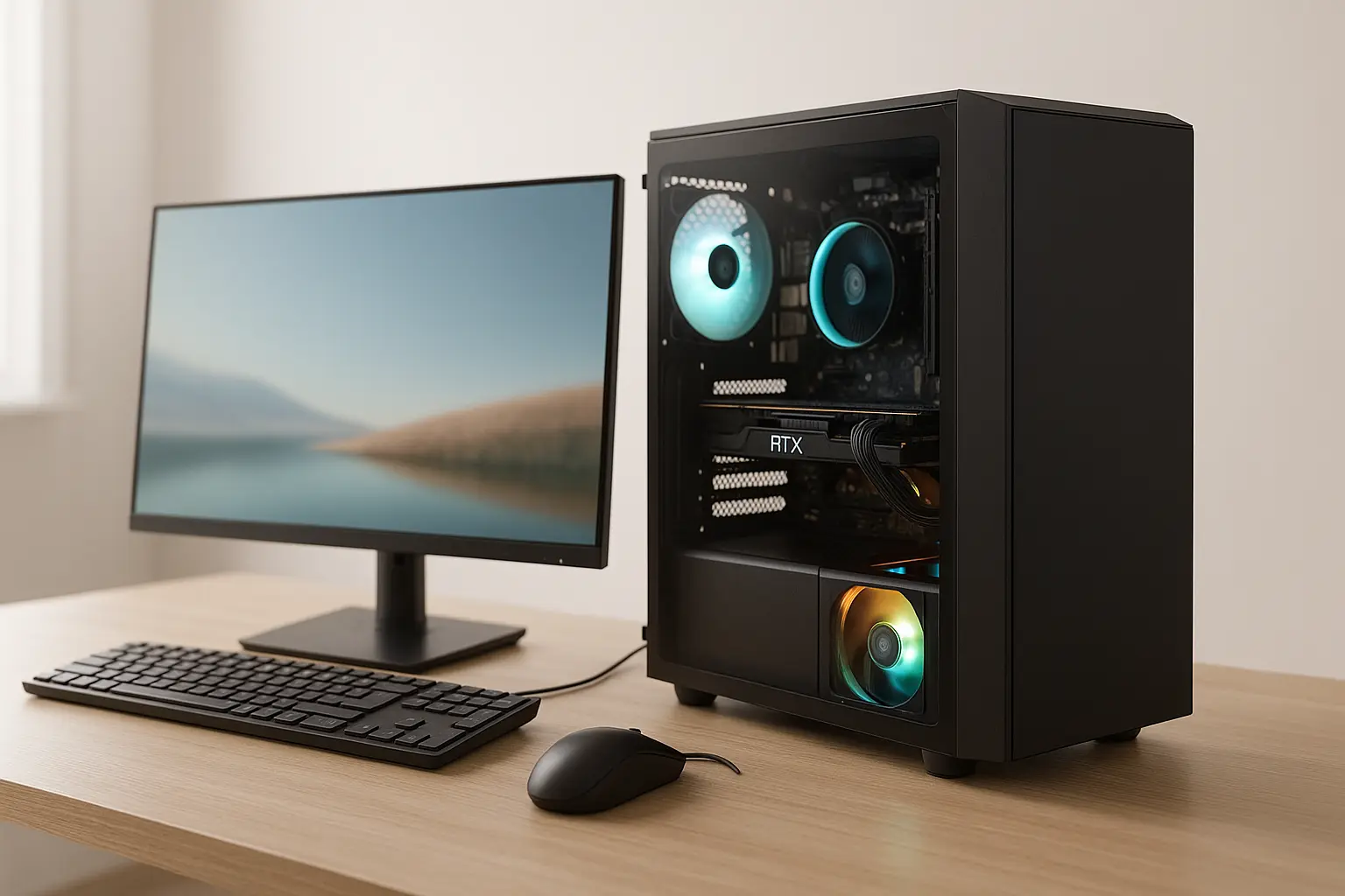 Monte seu PC: i5-10400F, RTX 2060 Super, 16GB, 480GB SSD