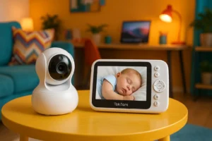 TakTark Babá Eletrônica com Monitor de 4.3" e Visão Noturna