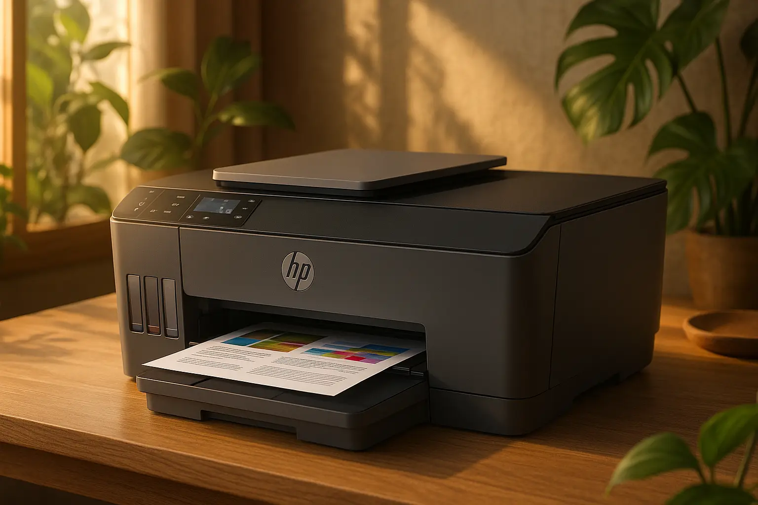HP Smart Tank 794: Eficiência Colorida com Wi-Fi e Scanner