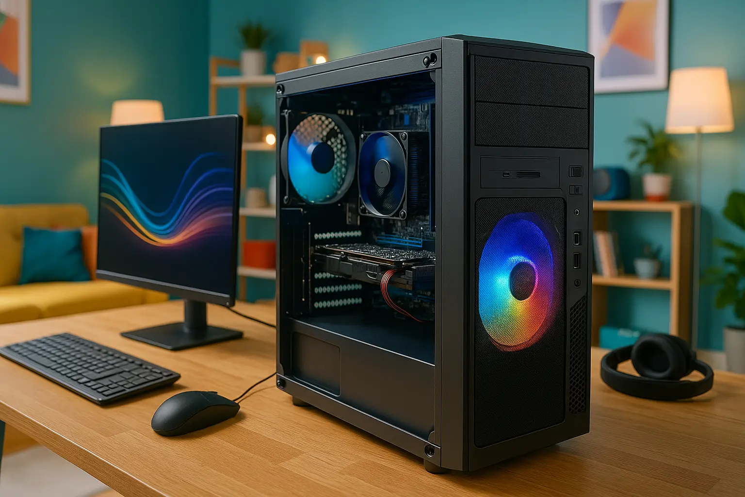 Monte seu PC: i3-3220, RX 550, 8GB, 120GB SSD