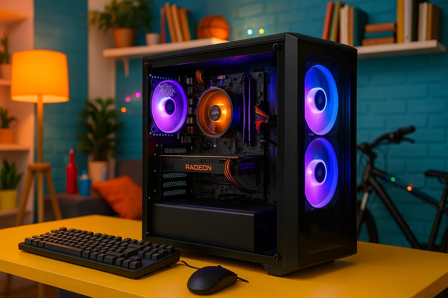 Monte seu PC: Ryzen 5 5600, RX 6600, 16GB, 480GB SSD