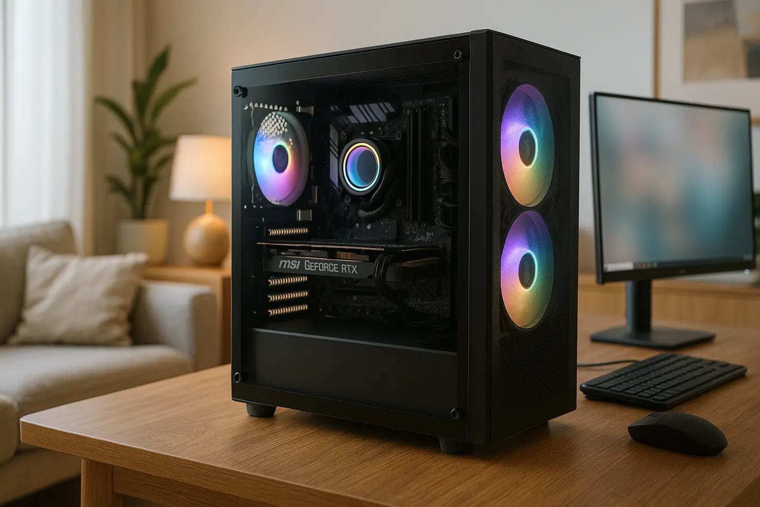 Monte seu PC: Ryzen 7 5700X, RTX 3060, 16GB, 480GB SSD