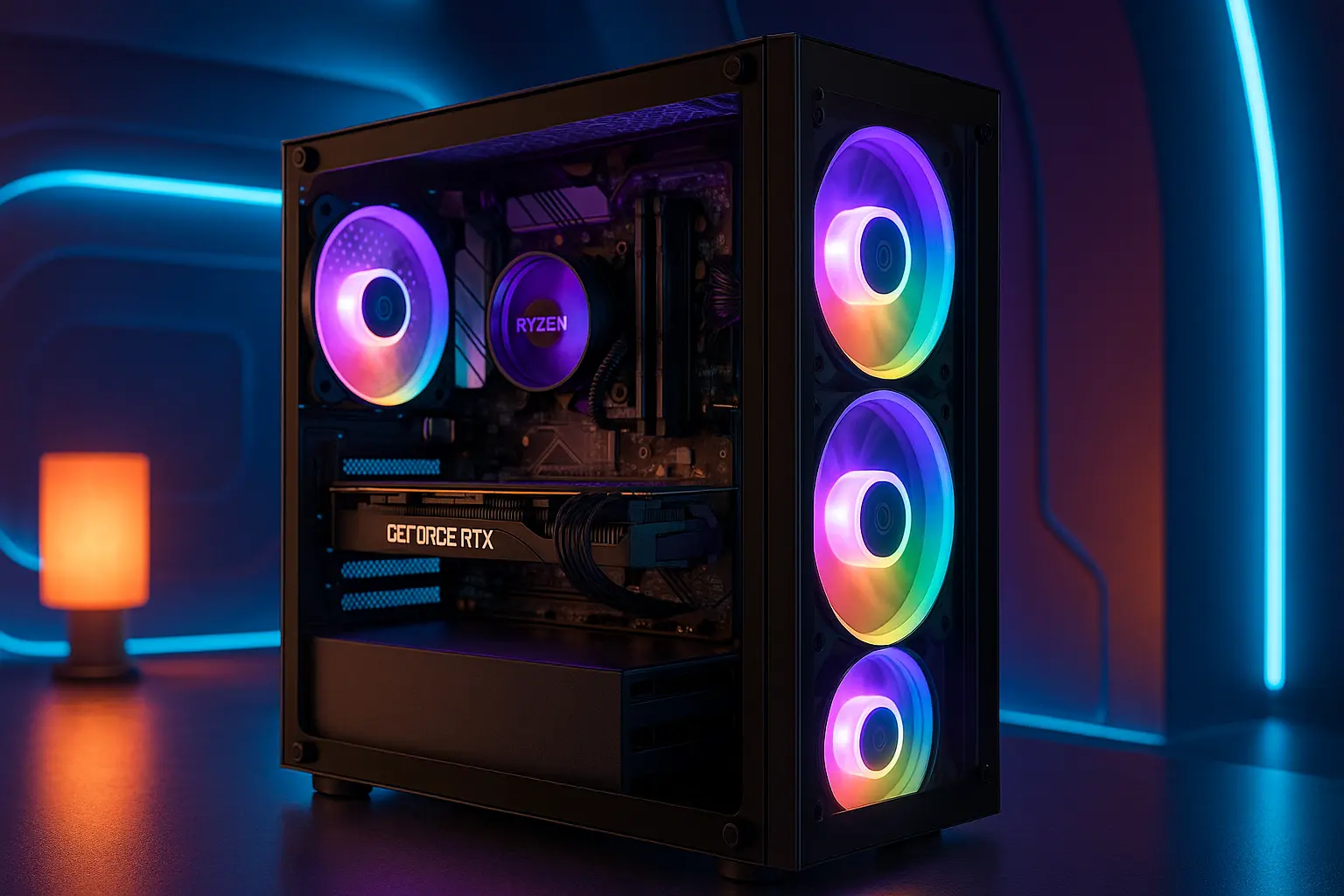 Monte seu PC: Ryzen 5 5500, RTX 3060, 16GB, 480GB SSD