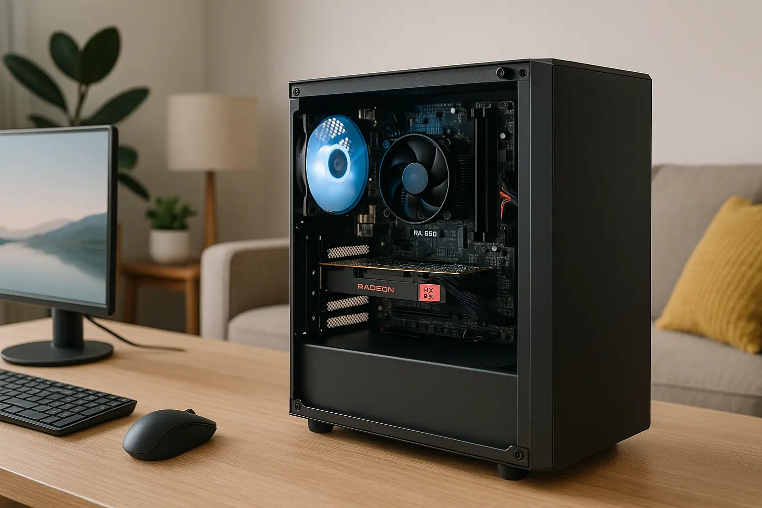 Monte seu PC: Ryzen 3 4100, RX 550, 8GB, 256GB SSD