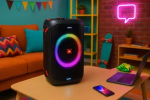 JBL PartyBox Club 120: Show de Luzes e Potência