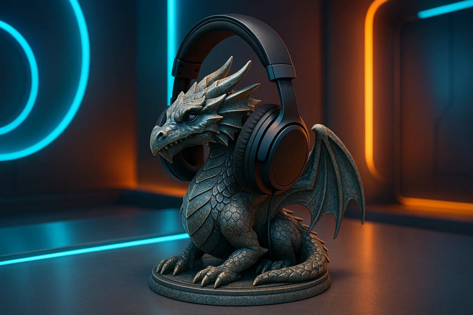 Suporte Dekodots Dragon: Design Criativo e Funcional