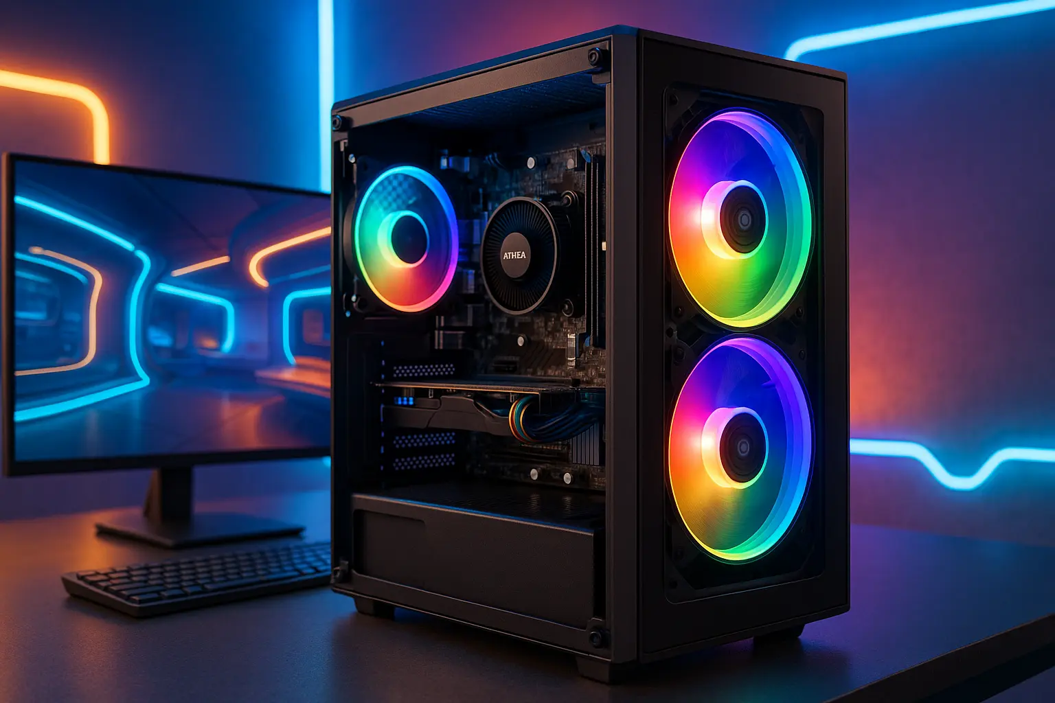 Monte seu PC: Athlon 3000G, Vega 3, 16GB, 480GB SSD