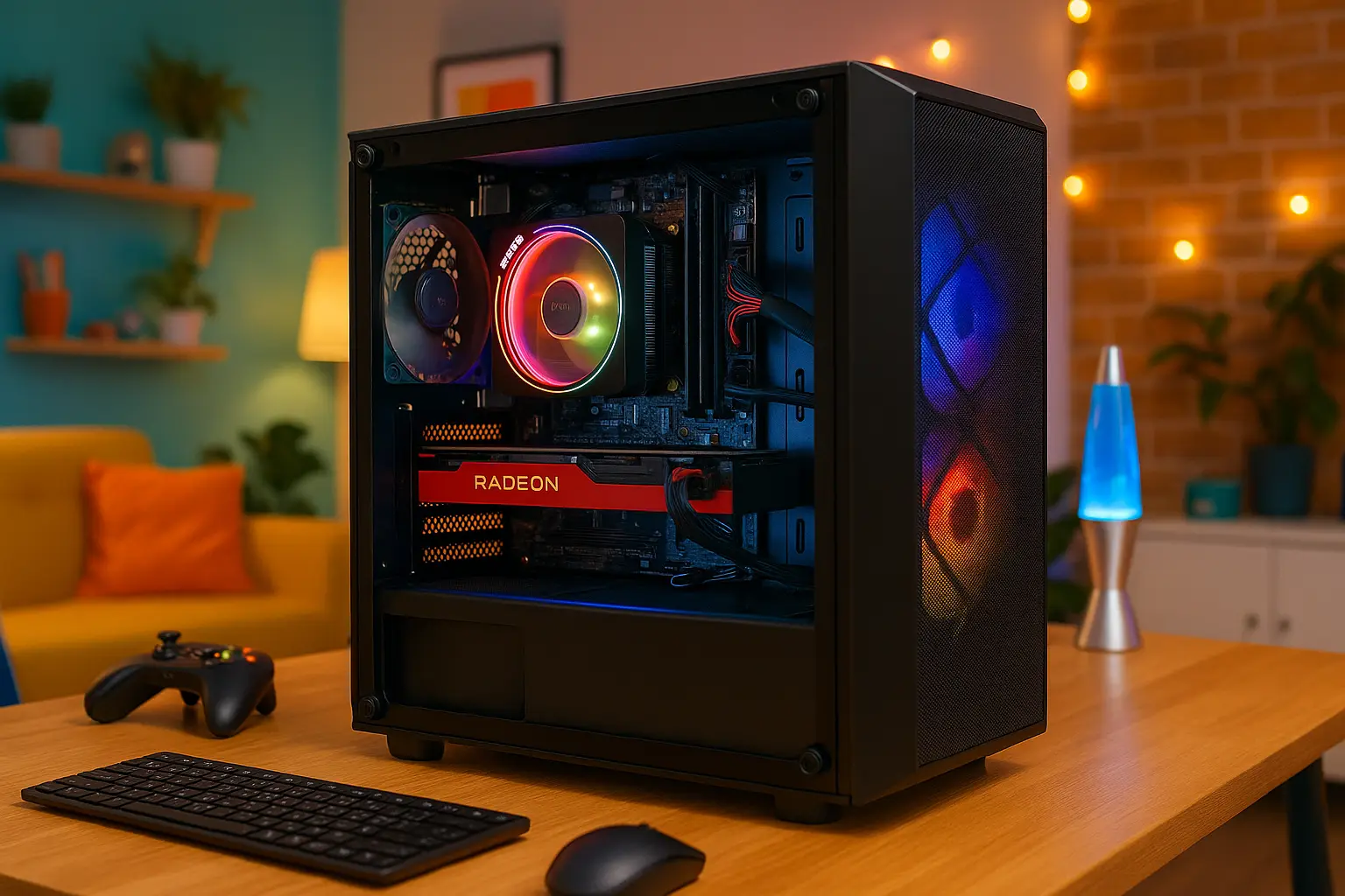 Monte seu PC: Ryzen 7 5700G, RX 6600, 8GB, 240GB SSD
