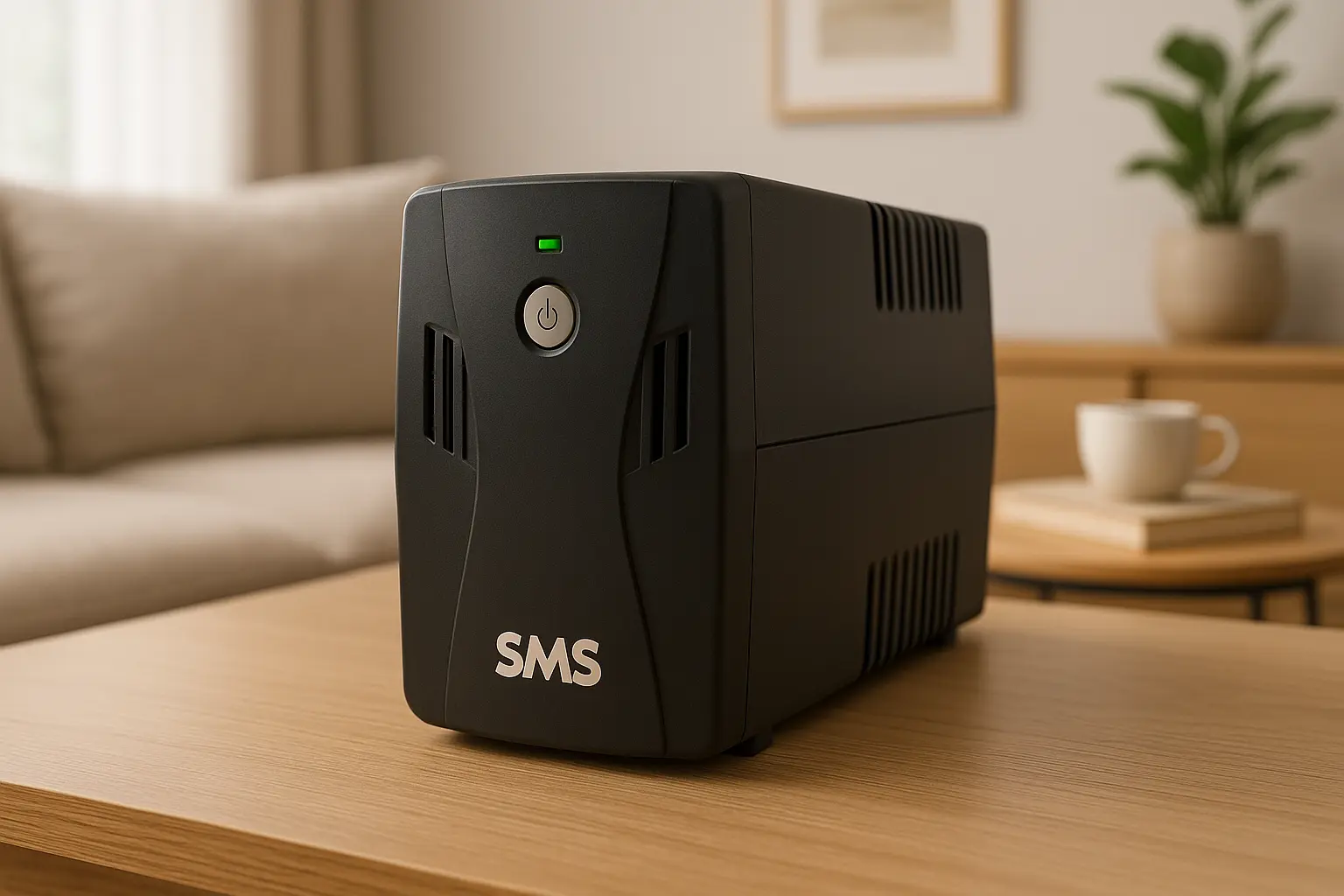 Nobreak SMS LITE 600 VA: Proteção Line Interactive Bivolt