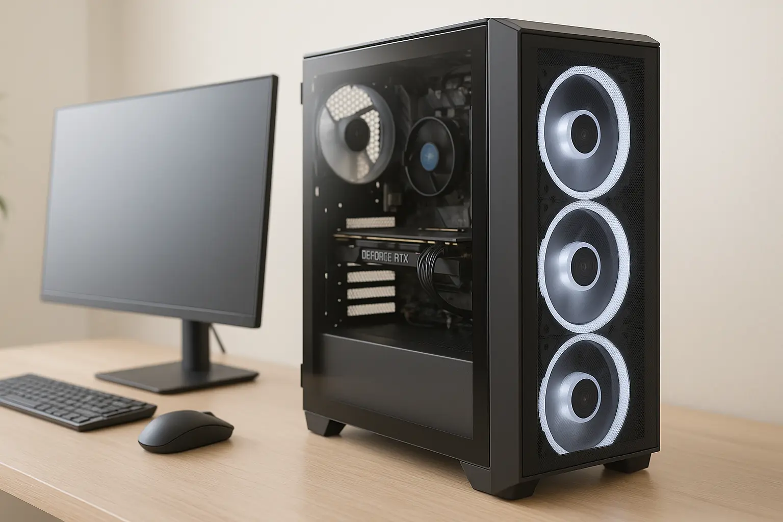 Monte seu PC: i5-14400F, RTX 2060 Super, 16GB, 512GB SSD