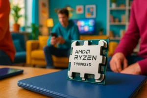 Processador AMD Ryzen 7 9800X3D: Potência e Cache L3 Avançado