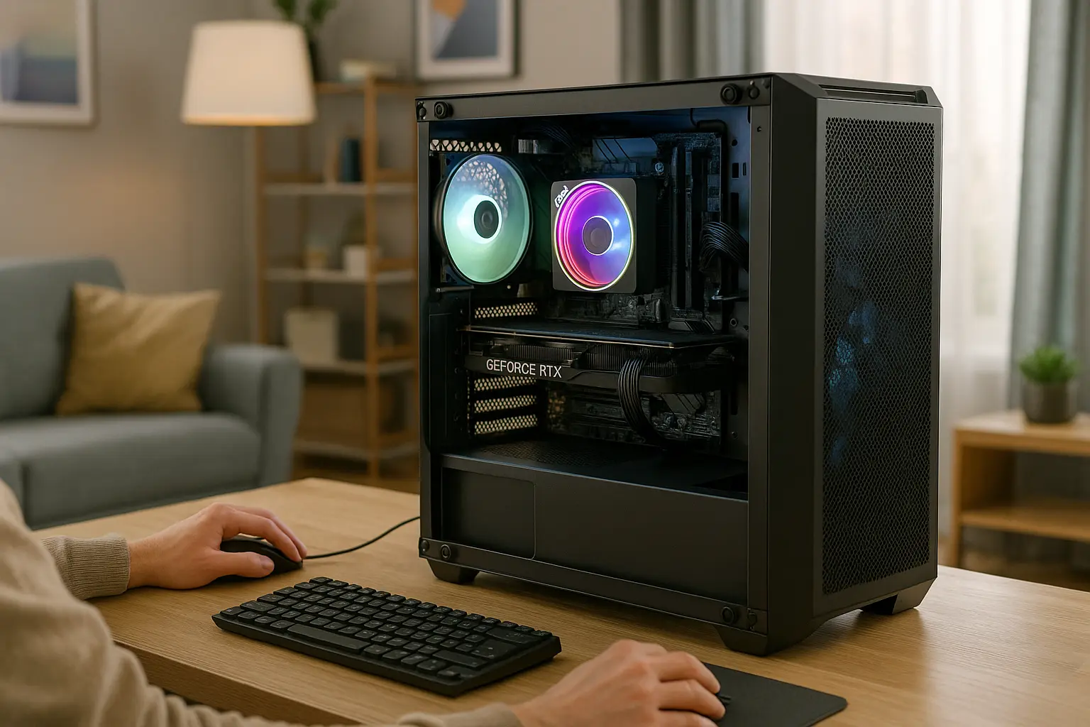 Monte seu PC: Ryzen 7 5800X, RTX 2060, 16GB, 480GB SSD