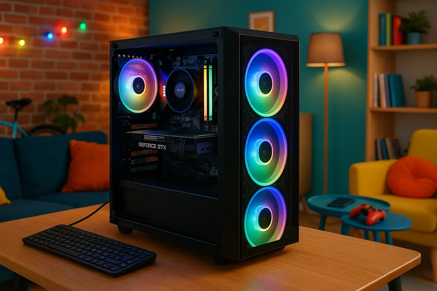 Monte seu PC: Ryzen 5 5600GT, GTX 1660, 16GB, 480GB SSD