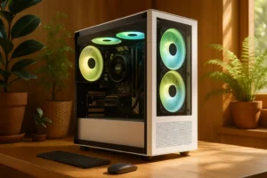 PC Gamer AMD White Ryzen 7 5700G com 16GB e Vega 8