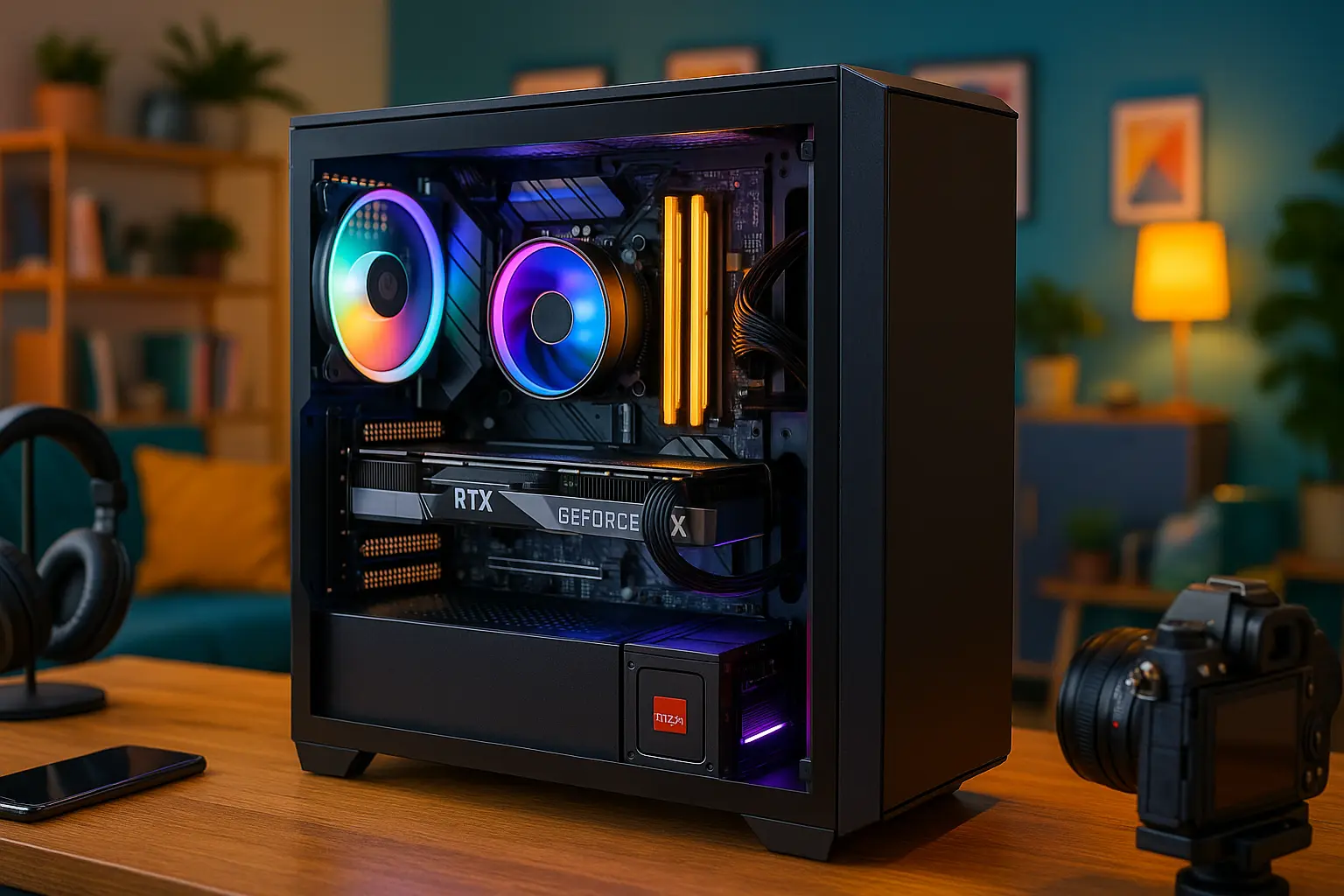 Monte seu PC: Ryzen 9 9900X3D, RTX 5070 Ti, 32GB, 2TB SSD
