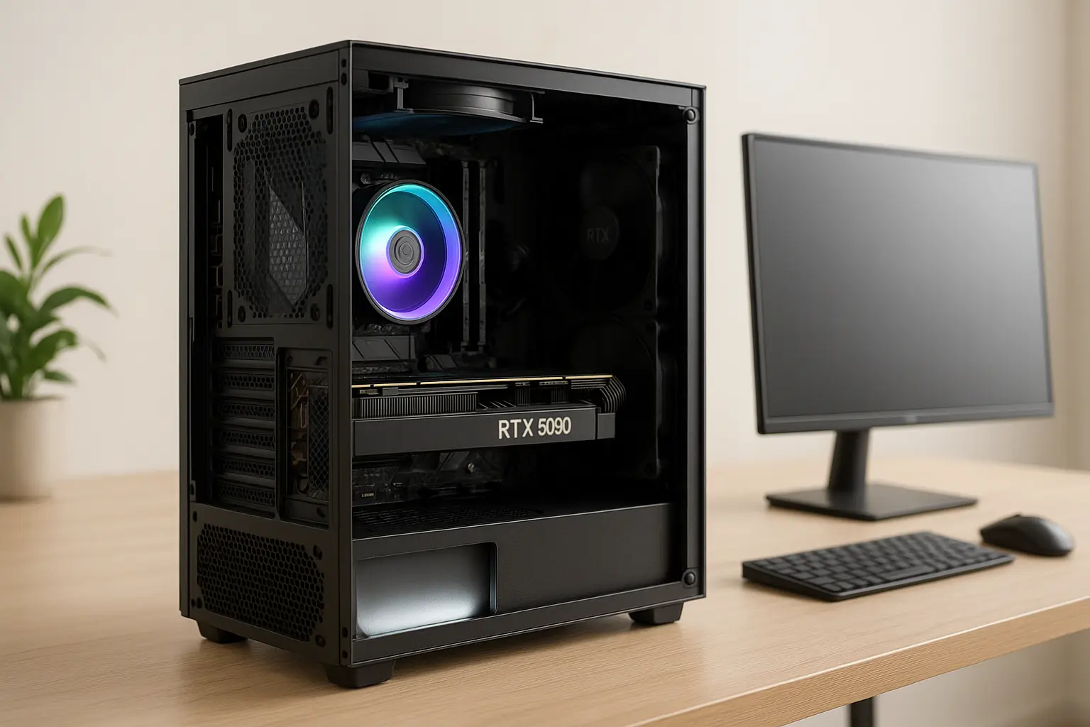 Monte seu PC: Ryzen 9 9900X3D, RTX 5090, 32GB, 2TB SSD