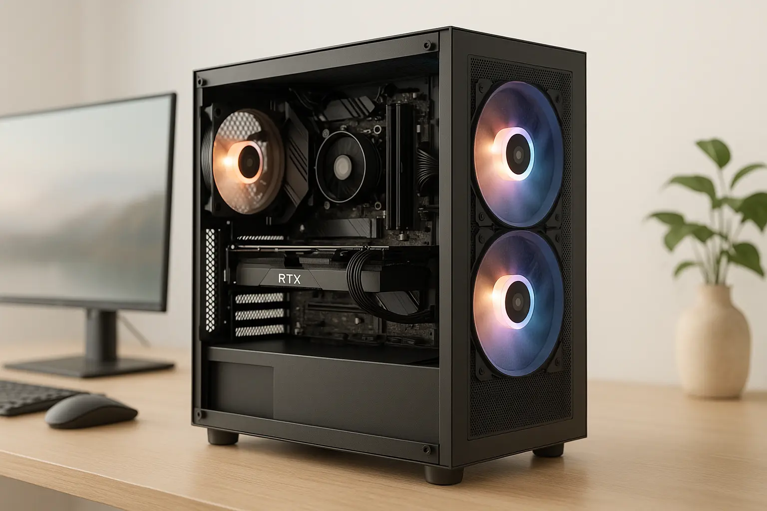 Monte seu PC: Ryzen 7 5800XT, RTX 5070 Ti, 32GB, 1TB SSD