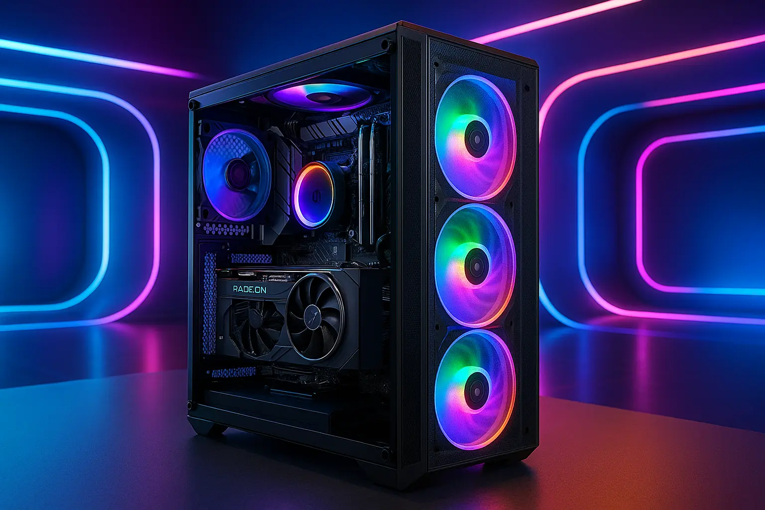Monte seu PC: i7-12700K, RX 7800 XT, 32GB, 1TB SSD