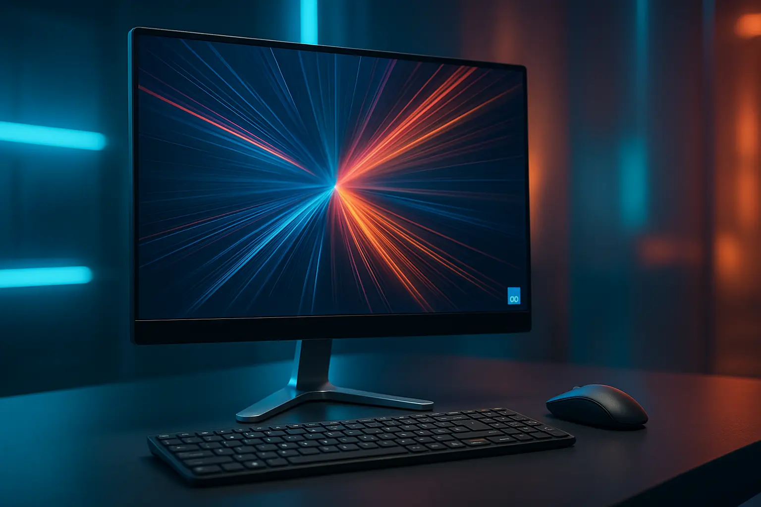 Computador All in One Intel i5: Tela 21,5", SSD e 16GB RAM