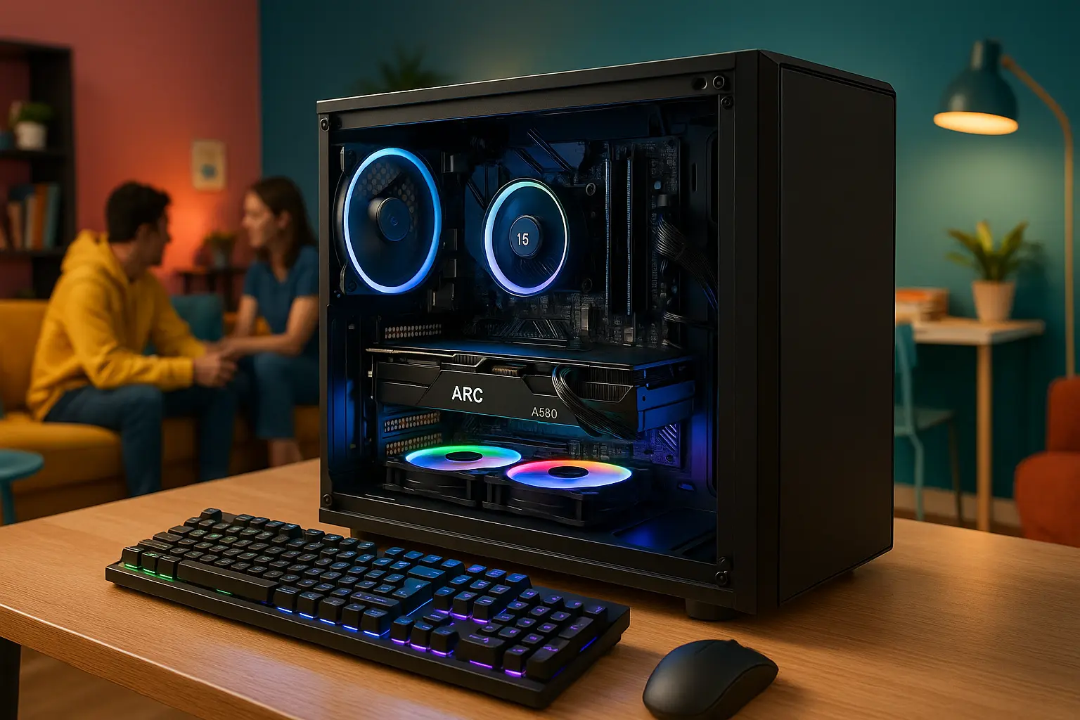 Monte seu PC: i5-13400F, ARC A580, 16GB, 1TB SSD