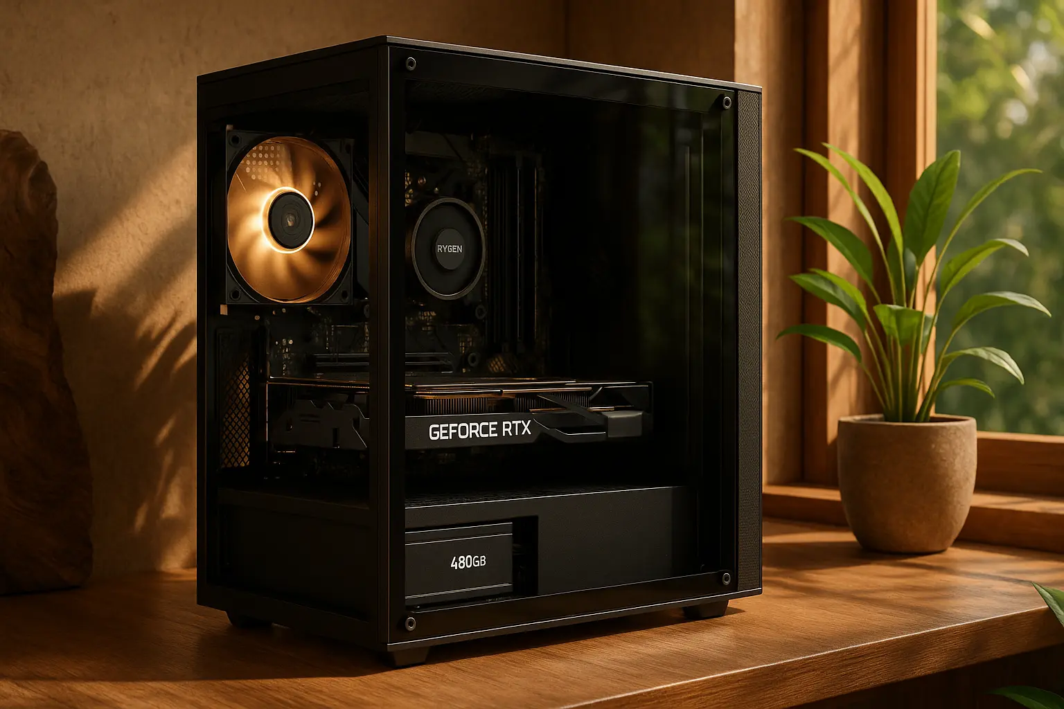 Monte seu PC: Ryzen 7 5700, RTX 3060, 16GB, 480GB SSD