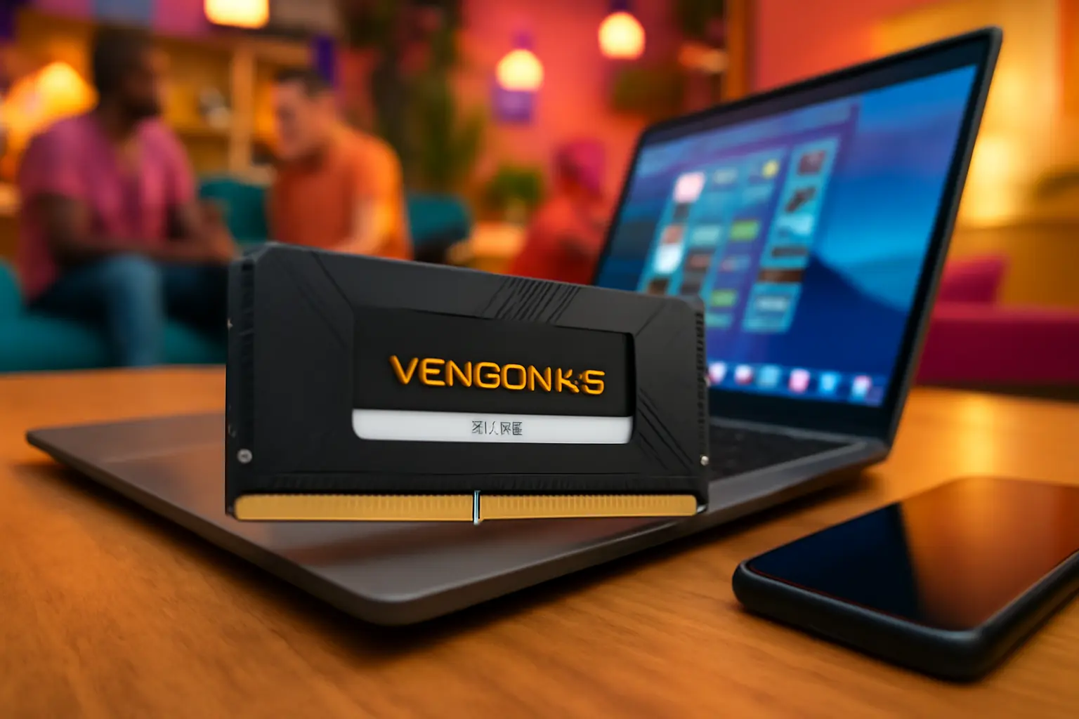 Memória Corsair Vengeance DDR5 SODIMM - 16GB (1x16GB), 4800Mhz, C40, Preto - CMSX16GX5M1A4800C40: Desempenho e Estilo para Seu Laptop