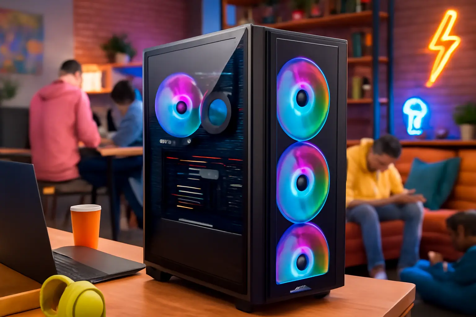 Gabinete Gamer Redragon Aeroglass - Mid Tower, USB 3.0+2.0x2, Lateral Vidro