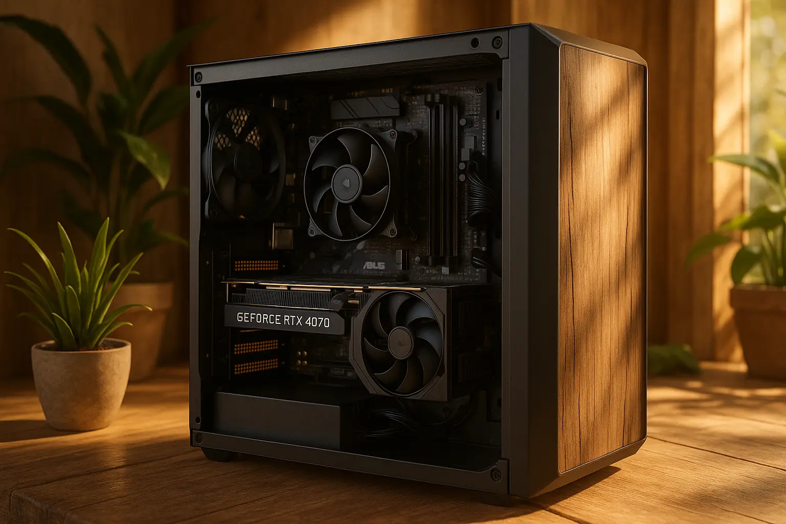 Monte seu PC: i5-14400F, RTX 4070, 16GB, 480GB SSD