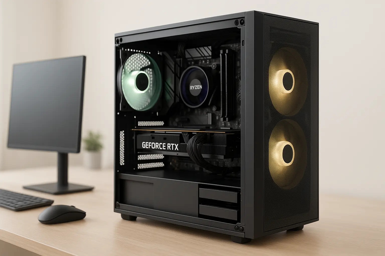 Monte seu PC: Ryzen 7 9700X, RTX 4090, 32GB, 2TB SSD