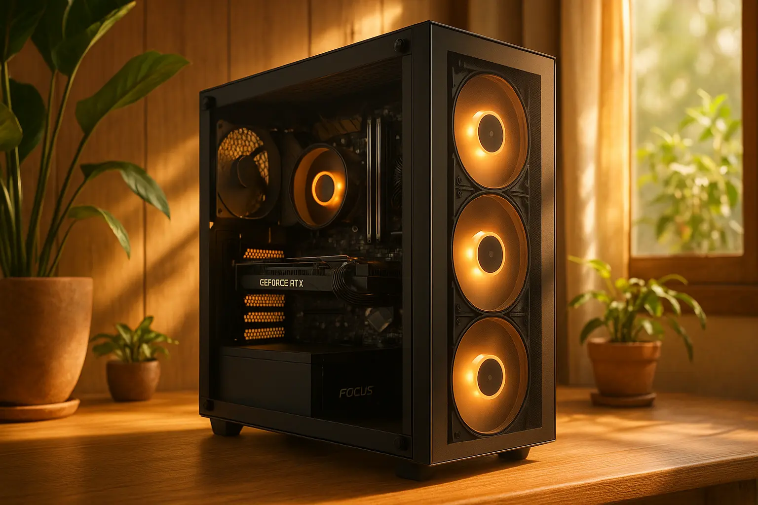 Monte seu PC: Ryzen 5 9600X, RTX 4060, 16GB, 480GB SSD