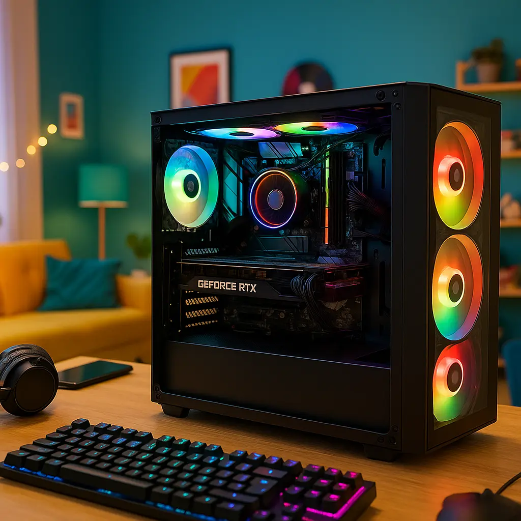 Monte seu PC: Ryzen 5 9600X, RTX 3060, 16GB, 480GB SSD