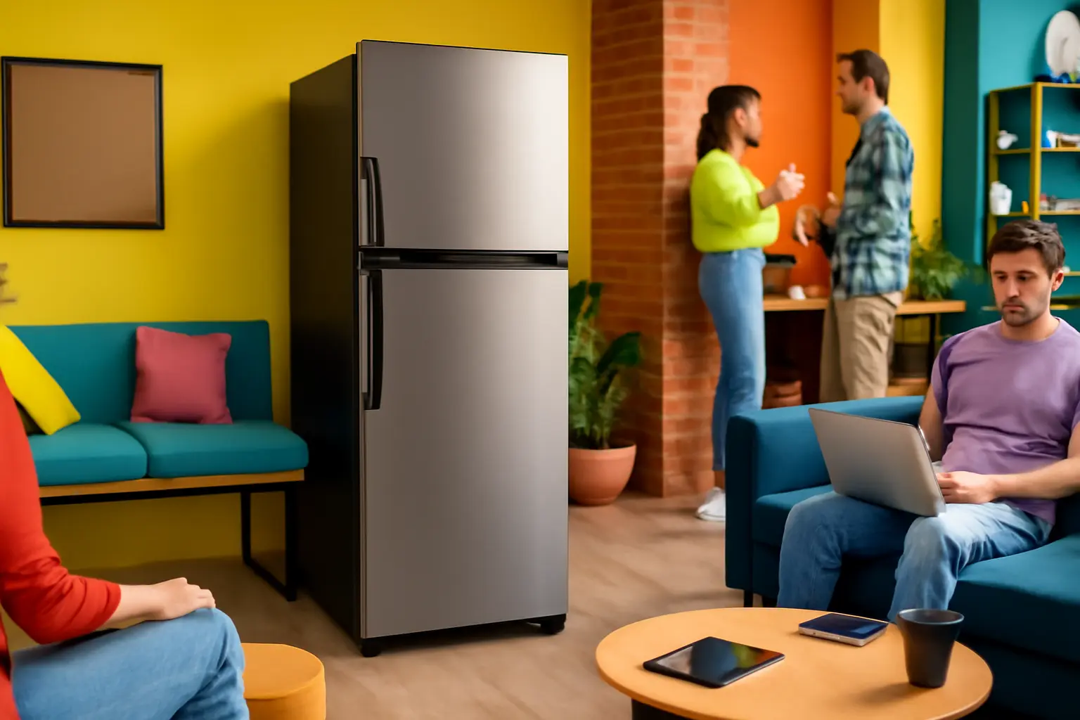 Geladeira Refrigerador HQ Defrost 310 Litros Preto/Inox HQ-310RDF 220V: Alta Capacidade e Eficiência Energética