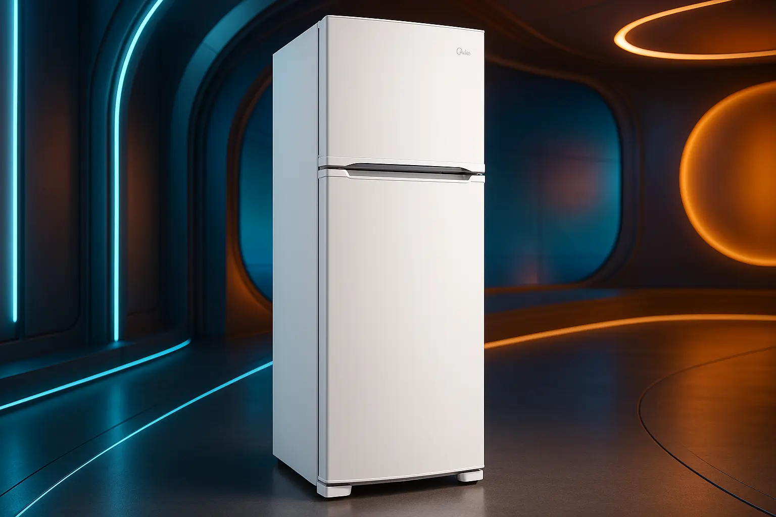 Geladeira Midea 347L Frost Free Duplex Slim Branca