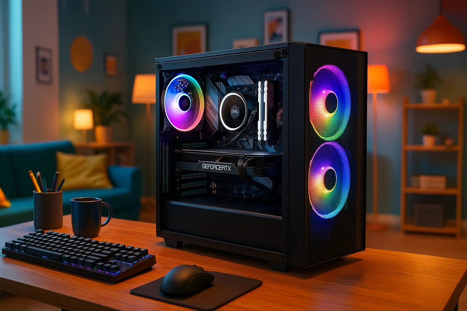 Monte seu PC: Ryzen 7 7800X3D, RTX 4070 Ti, 32GB, 1TB SSD