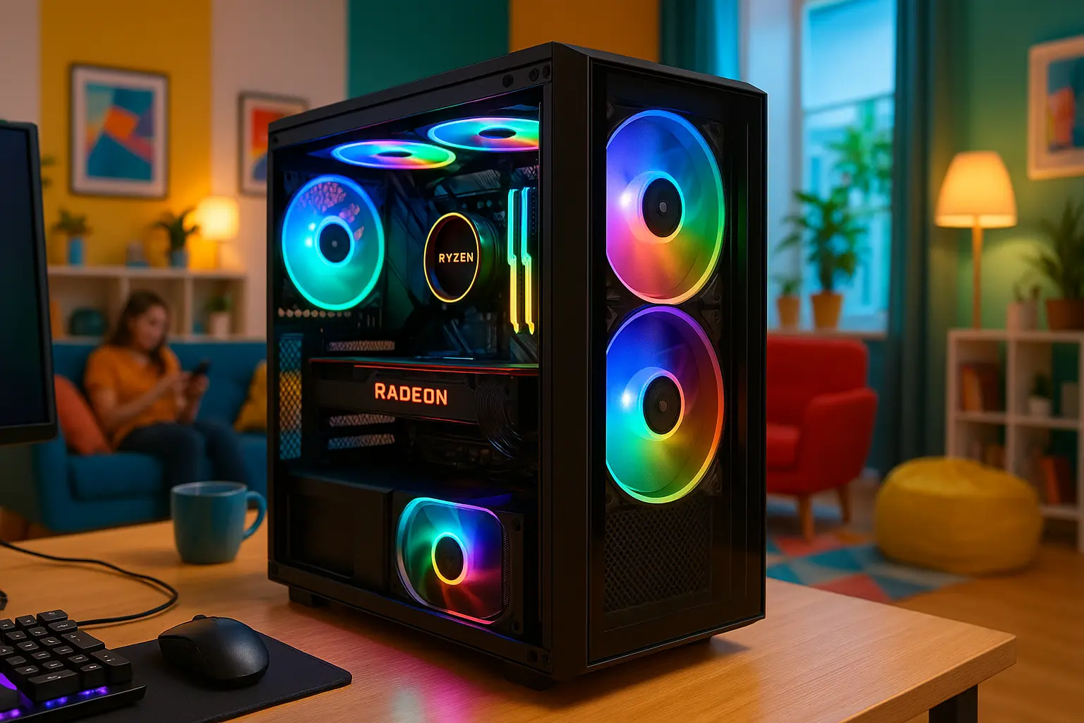 Monte seu PC: Ryzen 7 5800X3D, RX 7900 XTX, 64GB, 4TB SSD