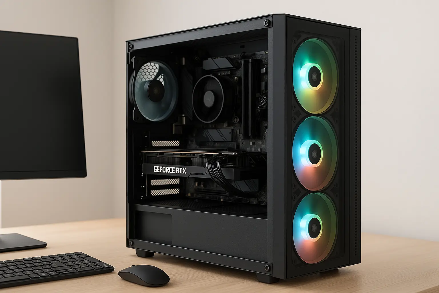 Monte seu PC: Ryzen 5 7600, RTX 4080 Super, 32GB, 1TB SSD