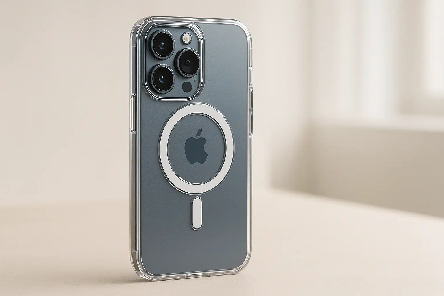 Apple Capa Transparente com MagSafe para iPhone 15 Pro Max