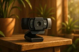 Webcam Full HD Logitech C920s: Imagem Nítida e Privacidade