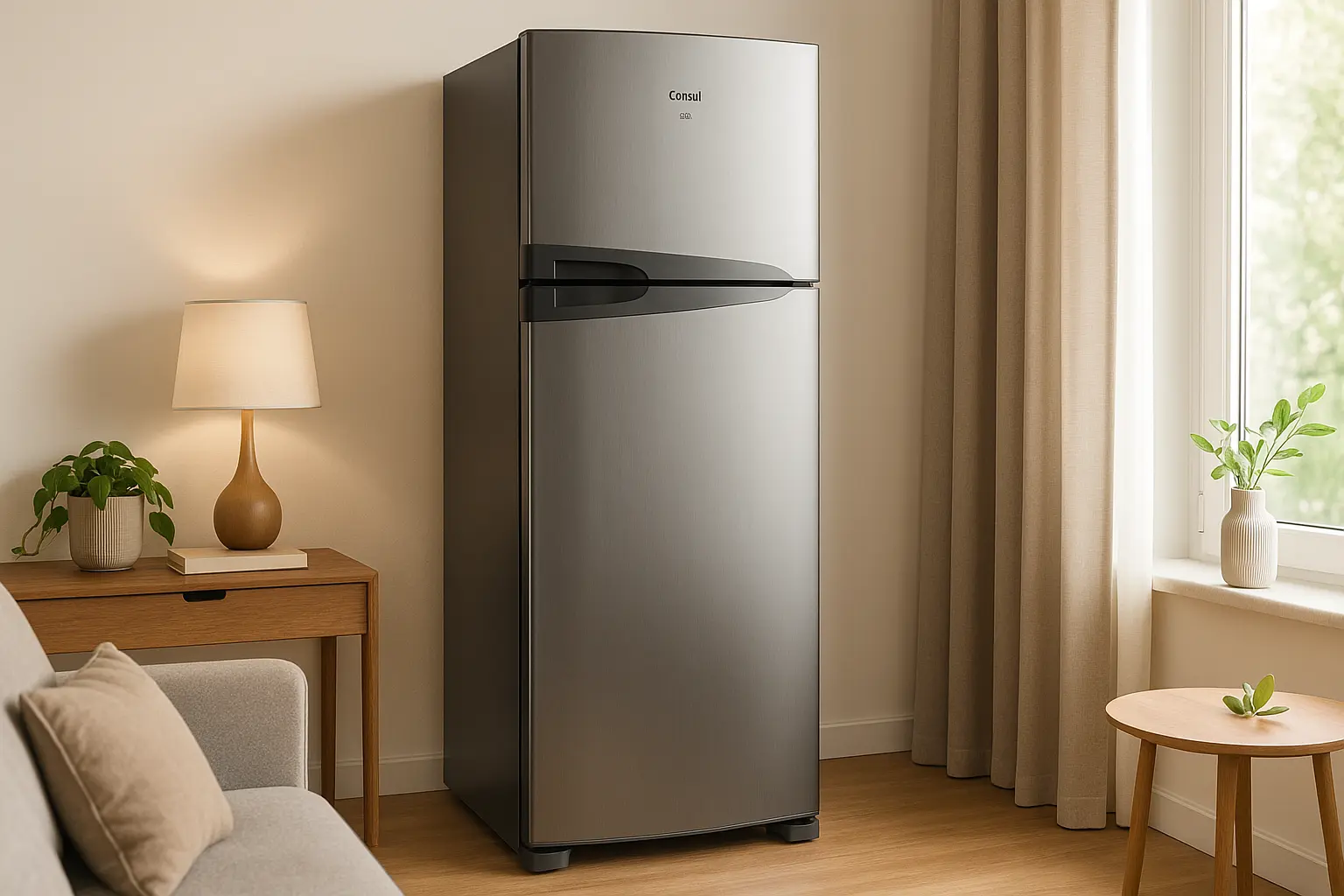 Refrigerador Consul 450L Frost Free: espaço e praticidade