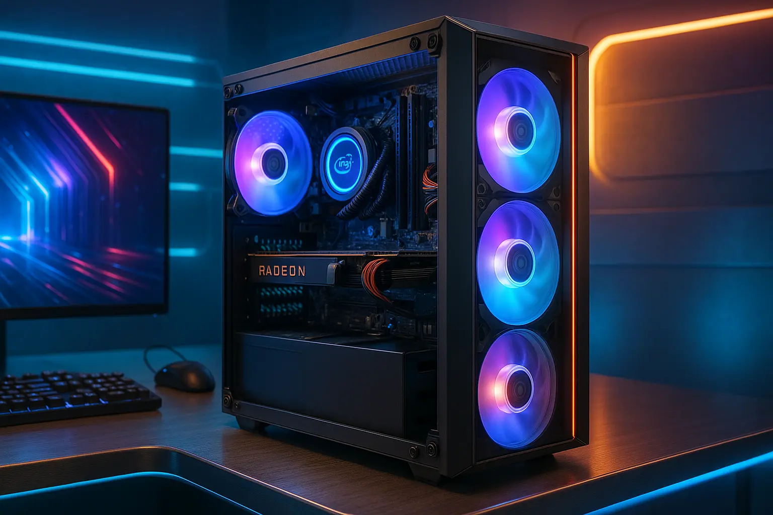 Monte seu PC: i5-11400F, RX 580, 16GB, 480GB SSD