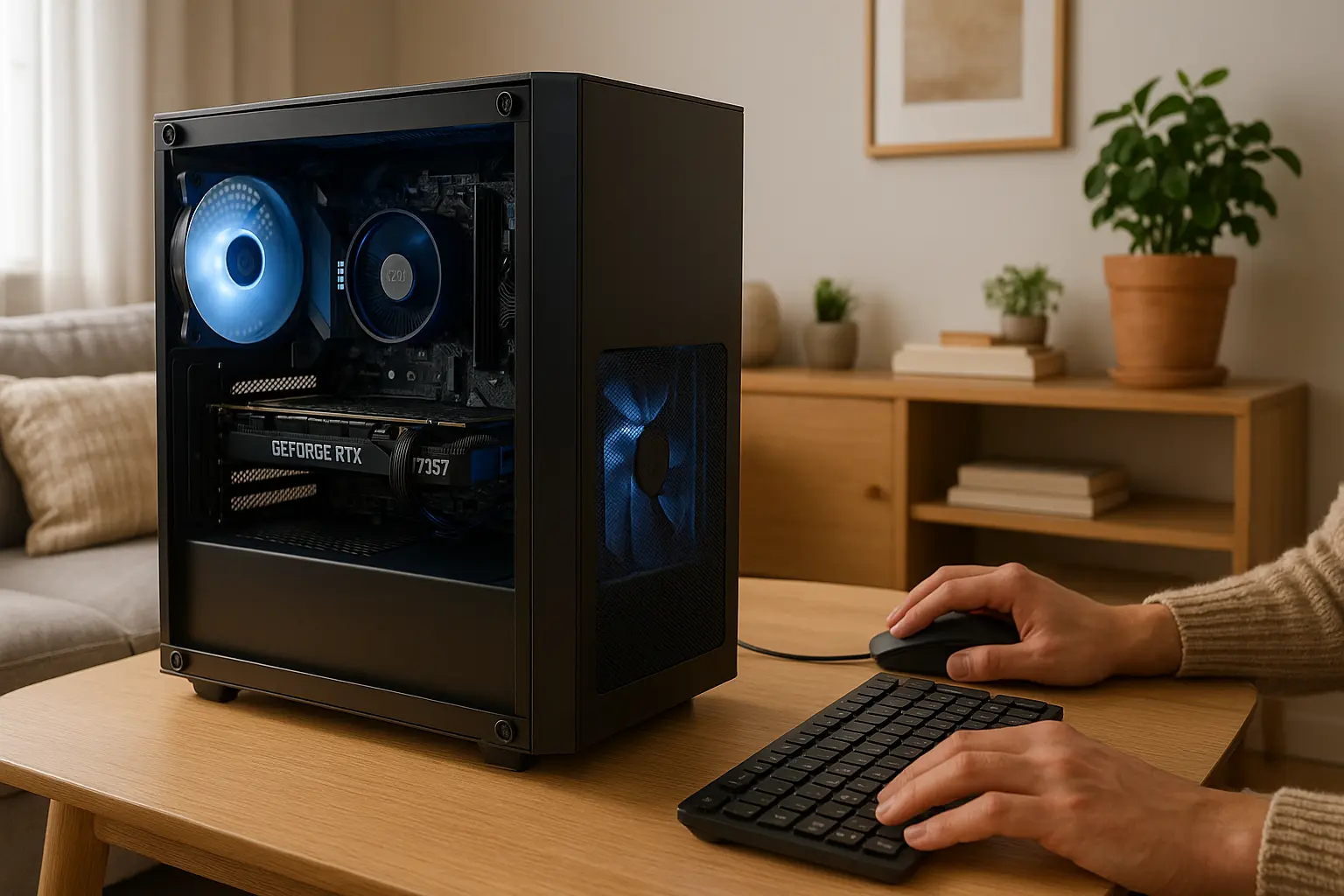 Monte seu PC: Ryzen 5 5600, RTX 3050, 16GB, 480GB SSD
